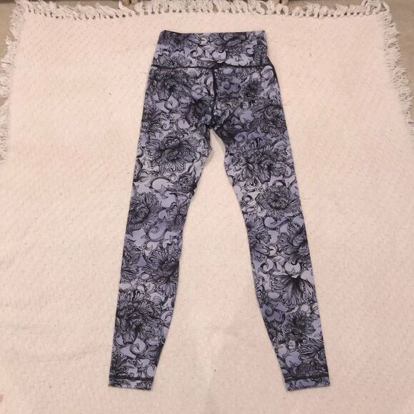 Lululemon Wunder Under Hi-Rise Tight 28” Hanakotoba Starlight Size 4 - Picture 2 of 4